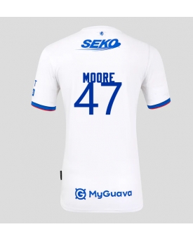Billige Fotballdrakt Rangers Mikey Moore #47 Replika Bortedrakt 2025-26 Kortermet Billige Fotballdrakt Rangers Mikey Moore #47 Replika Bortedrakt 2025-26 Kortermet